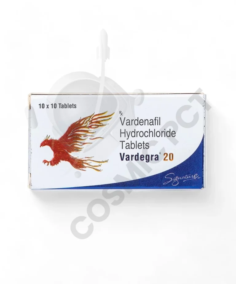 Vardegra 20mg 10 Tablets